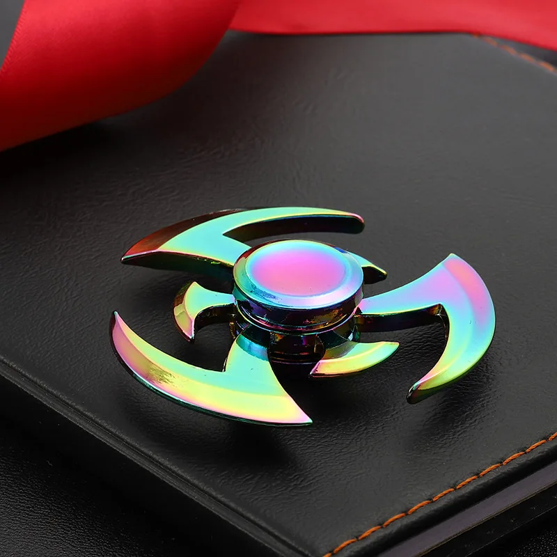 New Fidget Hand Spinner Zinc Alloy Metal Rainbow Spiner Anti-Anxiety Toy of Spinners Focus Relieves Stress Adhd Finger Spinner
New Fidget Hand Spinner Zinc Alloy Metal Rainbow Spiner Anti-Anxiety Toy of Spinners Focus Relieves Stress Adhd Finger Spinner