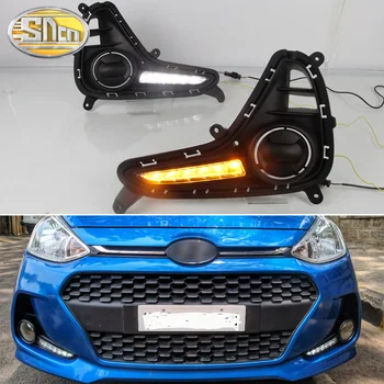 For Hyundai Grand I10 2017 2018 2019 Yellow Turning Signal Relay Waterproof ABS Car DRL 12V LED Daytime Running Light Daylight
For Hyundai Grand I10 2017 2018 2019 Yellow Turning Signal Relay Waterproof ABS Car DRL 12V LED Daytime Running Light Daylight
