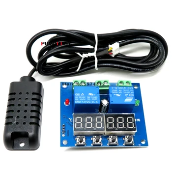 XH-M452 High Precision DC 12V 10A Digital LED Dual Output Temperature and Humidity Controller Module with SHT20 Sensor
XH-M452 High Precision DC 12V 10A Digital LED Dual Output Temperature and Humidity Controller Module with SHT20 Sensor