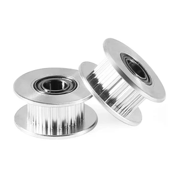 GT2 2GT 5mm Bore Aluminum Tooth Timing Belt Idler Pulley 20 Teeth 5mm Bore for 3D Printer Accessories 6mm Width Timing Belt
GT2 2GT 5mm Bore Aluminum Tooth Timing Belt Idler Pulley 20 Teeth 5mm Bore for 3D Printer Accessories 6mm Width Timing Belt
