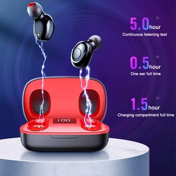 Bluetooth Headset Bluetooth Version 5.0 M10 TWS Wireless Bluetooth Headset Bilateral Stereo Noise Reduction Sports Headest
Bluetooth Headset Bluetooth Version 5.0 M10 TWS Wireless Bluetooth Headset Bilateral Stereo Noise Reduction Sports Headest