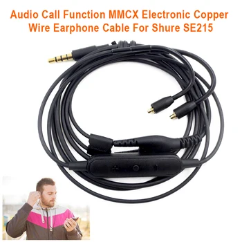 Replacement Stability Adapter Electronic Audio MMCX Copper Wire Earphone Cable Call Function With Line Control For Shure SE215
Replacement Stability Adapter Electronic Audio MMCX Copper Wire Earphone Cable Call Function With Line Control For Shure SE215