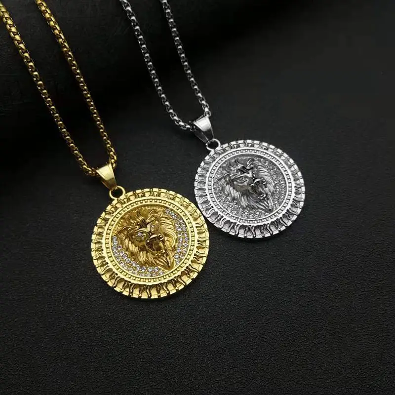 Men's Women Iced Out Cubic Zircon Bling Lion Head Necklace & Pendant Gold Silver Color Stainless Steel Hip Hop Jewelry
Men's Women Iced Out Cubic Zircon Bling Lion Head Necklace & Pendant Gold Silver Color Stainless Steel Hip Hop Jewelry
