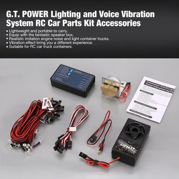 G.T. POWER Lighting and Voice Vibration System RC Car Parts Kit for Tamiya RC4WD Tractor RC Car Vehicle Accessories
G.T. POWER Lighting and Voice Vibration System RC Car Parts Kit for Tamiya RC4WD Tractor RC Car Vehicle Accessories