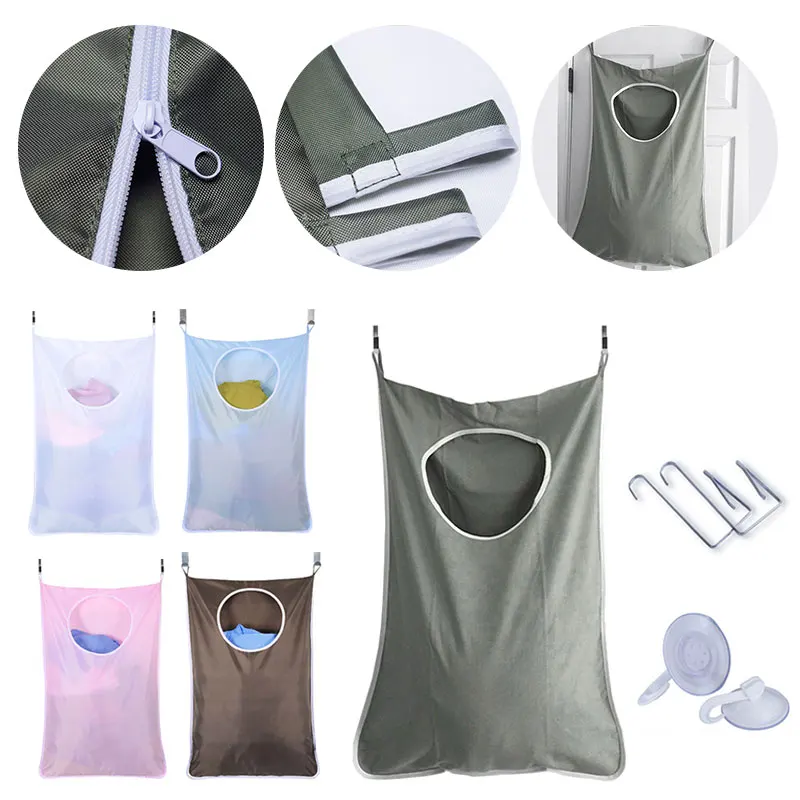 Multi-functional Durable Oxford Cloth Environmental Protection Bag Dirty Pockets Home Storage Hanging Laundry Hamper With Hook
Multi-functional Durable Oxford Cloth Environmental Protection Bag Dirty Pockets Home Storage Hanging Laundry Hamper With Hook