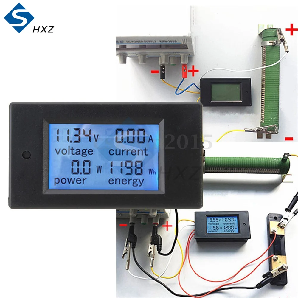 DC20A 100V LCD Digital Voltage Voltage Power Current Power Meter Ammeter Voltmeter
DC20A 100V LCD Digital Voltage Voltage Power Current Power Meter Ammeter Voltmeter