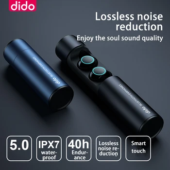 Dido TWS 5.0 Bluetooth Earphones 3D Stereo Wireless Earphone With Dual Microphone Waterproof Running Wireless HIFI Headset
Dido TWS 5.0 Bluetooth Earphones 3D Stereo Wireless Earphone With Dual Microphone Waterproof Running Wireless HIFI Headset