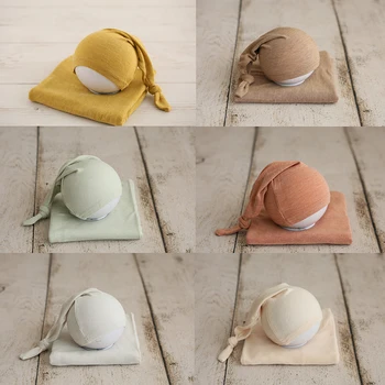 New Born Accessory Photography Newborn Cotton Hat Wraps Set For Baby Cap Photoshoot Props Baby Photo Shoot Accessories Shooting 
New Born Accessory Photography Newborn Cotton Hat Wraps Set For Baby Cap Photoshoot Props Baby Photo Shoot Accessories Shooting