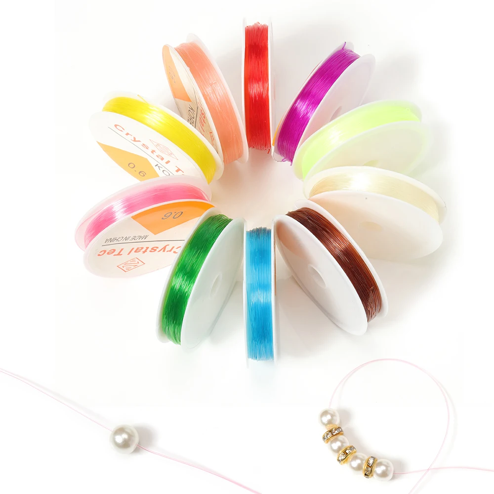 1Roll 0.6-1mm Elastic String Beading Cord String Wire Thread Crystal Wire for DIY Jewelry Making Bracelet Accessories Wholesale
1Roll 0.6-1mm Elastic String Beading Cord String Wire Thread Crystal Wire for DIY Jewelry Making Bracelet Accessories Wholesale