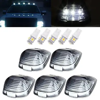 5PCS roof logo lampshade bulb For Ford F150 F250 F350 F450 F550 Truck SUV 4x4 amber LED cab top marking driving light lihgts 
5PCS roof logo lampshade bulb For Ford F150 F250 F350 F450 F550 Truck SUV 4x4 amber LED cab top marking driving light lihgts