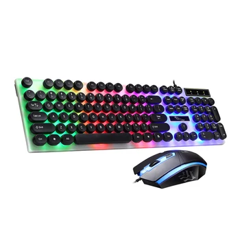 USB backlit keyboard Computer Wired Keyboard Comfortable Backlight Keyboard Practical Keyboard Mouse 
USB backlit keyboard Computer Wired Keyboard Comfortable Backlight Keyboard Practical Keyboard Mouse
