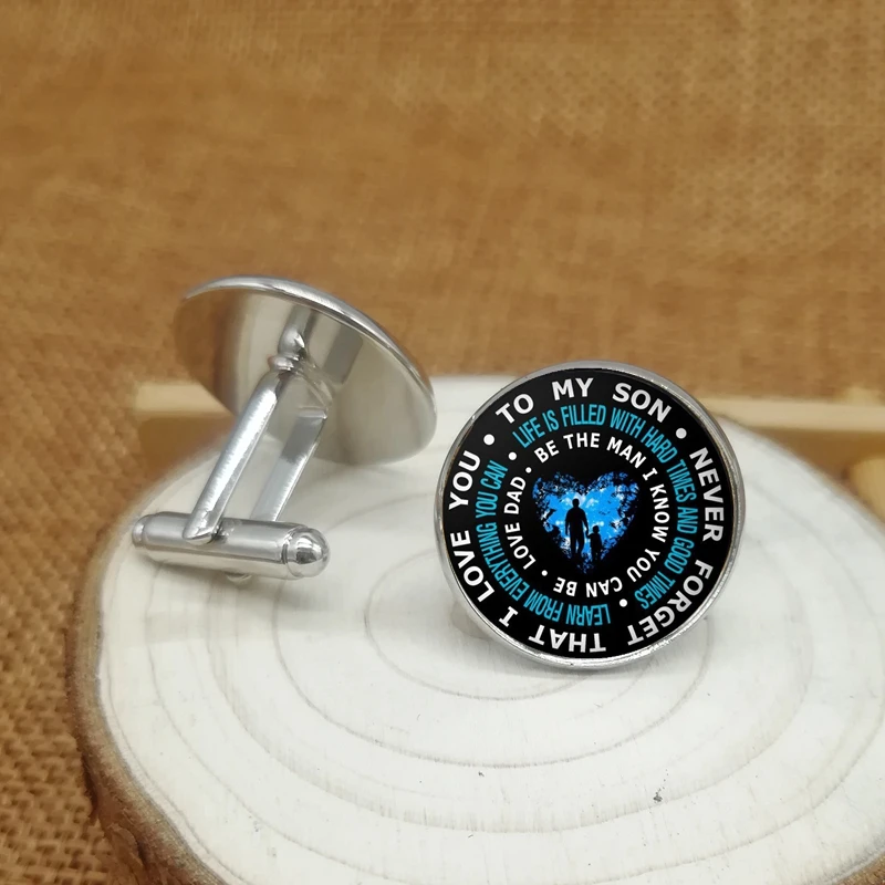 2020 New Father and Son Jewelry Cufflinks for My Son Will Never Forget I Love You Neclas Fashion Charm Cufflinks
2020 New Father and Son Jewelry Cufflinks for My Son Will Never Forget I Love You Neclas Fashion Charm Cufflinks