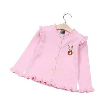 Ruffled Lace Baby Girls Sweater Sweet Princess Solid Cardigan Buckle Closure Cotton Blended Pullover Girls Long Sleeve Autumn 
Ruffled Lace Baby Girls Sweater Sweet Princess Solid Cardigan Buckle Closure Cotton Blended Pullover Girls Long Sleeve Autumn