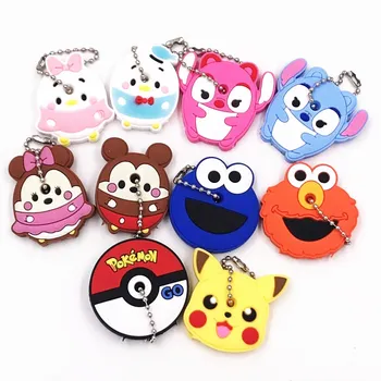 1PCS Hot Selling Cartoon Key Chain Minnie Mickey Stitch Key Dust Protection Cover Caps Sesame Street Key Ring Key Holder
1PCS Hot Selling Cartoon Key Chain Minnie Mickey Stitch Key Dust Protection Cover Caps Sesame Street Key Ring Key Holder