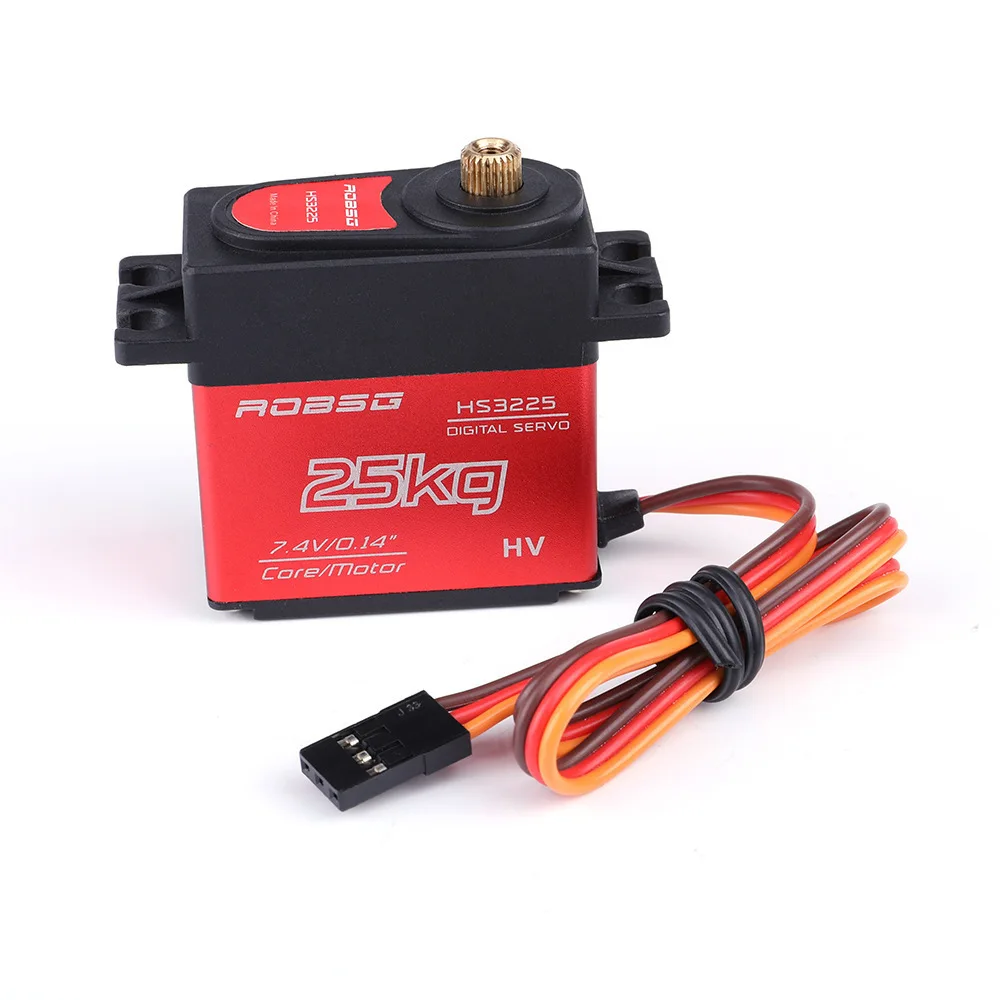 Hs3225 25kg Half Metal Hollow Cup Metal Gear Digital Steering Engine 180 Degree Vehicles And Vessels Waterproof Steering Engine
Hs3225 25kg Half Metal Hollow Cup Metal Gear Digital Steering Engine 180 Degree Vehicles And Vessels Waterproof Steering Engine