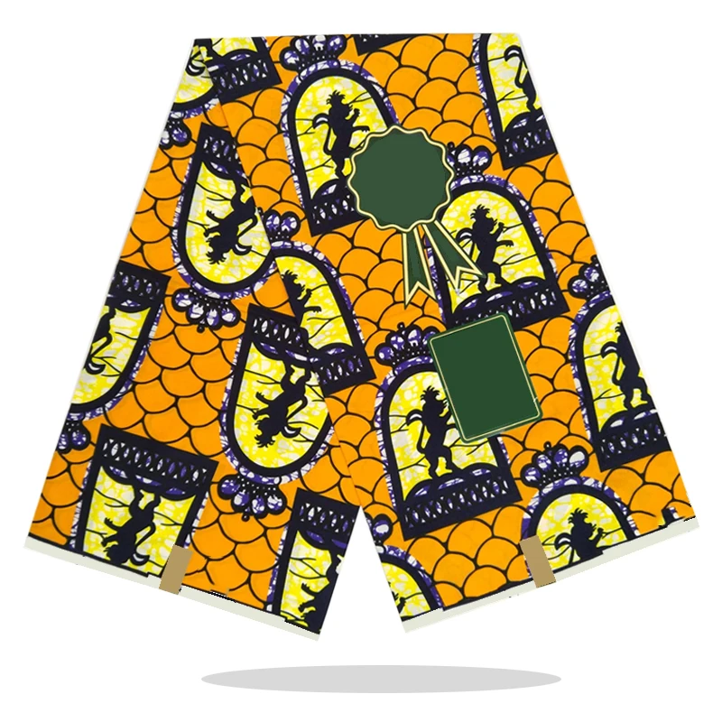 High Quality African Style Dress Sewing Material Real Ankara Wax Prints Cotton Fabric 6 Yards Veritable Breathable SP19-97
High Quality African Style Dress Sewing Material Real Ankara Wax Prints Cotton Fabric 6 Yards Veritable Breathable SP19-97