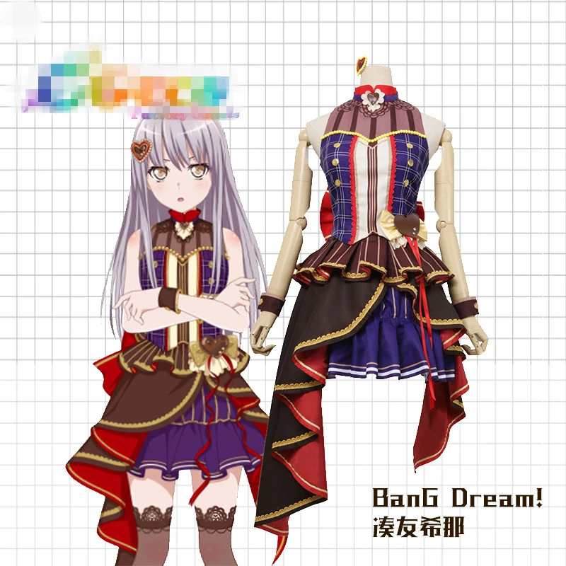 Anime BanG Dream Noble Rose Minato Yukina Happy Valentine Dress Cosplay Costume Women Halloween Christmas Uniform H
Anime BanG Dream Noble Rose Minato Yukina Happy Valentine Dress Cosplay Costume Women Halloween Christmas Uniform H