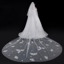 5 Meters Bridal Wedding Veils Bridal Veils Sequined Beads Bride Veil With Free Comb 2020 in Stock
5 Meters Bridal Wedding Veils Bridal Veils Sequined Beads Bride Veil With Free Comb 2020 in Stock