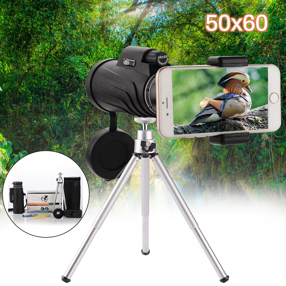 SFIT 50x60 Dual-focus Night Vision Monocular Telescope Optics Zoom Waterproof Hunting Tools Outdoor Camping for Cell Phone
SFIT 50x60 Dual-focus Night Vision Monocular Telescope Optics Zoom Waterproof Hunting Tools Outdoor Camping for Cell Phone
