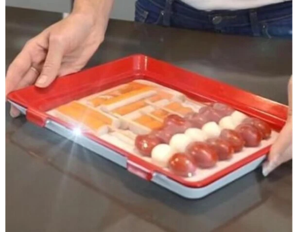 4pcs Healthy Creative Food Preservation Tray Storage Container Set Kitchen Tools Storage Trays
4pcs Healthy Creative Food Preservation Tray Storage Container Set Kitchen Tools Storage Trays