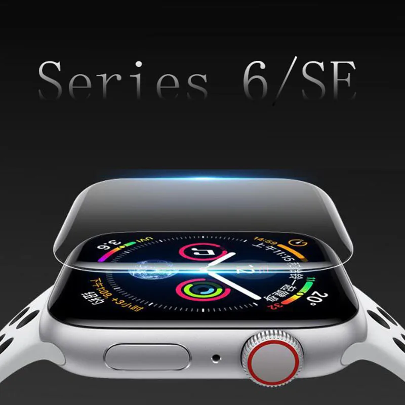 Мягкая защитная пленка из ТПУ для iwatch Apple Watch Series 4/5/6/SE S4/S5/S6 40 мм 44 5 шт. | Электроника
