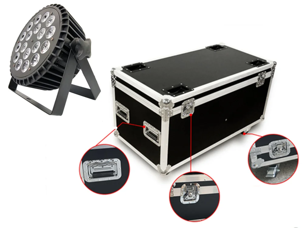 6X LED Par Light With Flightcase RGBWA 18x18W UV 6in1 RGBW 4in1 LED LED Flat Wash Lights by LED Stage Lighting Strobe Light
6X LED Par Light With Flightcase RGBWA 18x18W UV 6in1 RGBW 4in1 LED LED Flat Wash Lights by LED Stage Lighting Strobe Light