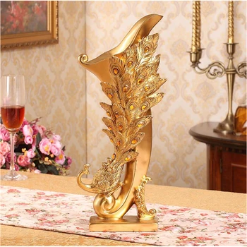 Modern Resin Peacocks Vase Figurines Crafts Decor Home Decoration Table Flower Pot Statue Office Desk Animal Sculpture Ornaments
Modern Resin Peacocks Vase Figurines Crafts Decor Home Decoration Table Flower Pot Statue Office Desk Animal Sculpture Ornaments