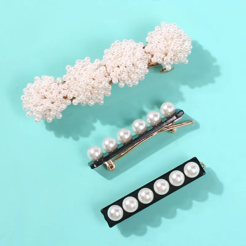 Simulated Pearls Hairpins Hair Clips For Women Girls Korean Elegant Pearls Barrette Hair Styling Hair Jewelry Accessories F0976
Simulated Pearls Hairpins Hair Clips For Women Girls Korean Elegant Pearls Barrette Hair Styling Hair Jewelry Accessories F0976