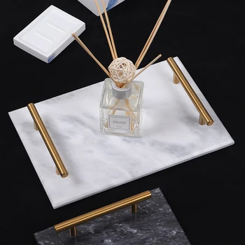 Cretive Nordic style gold-plated handle ceramic marble tray storage tray dessert sushi plate jewelry display WJ605
Cretive Nordic style gold-plated handle ceramic marble tray storage tray dessert sushi plate jewelry display WJ605