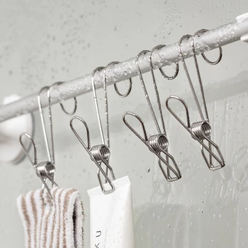 Stainless Steel Hanging Clip Clothes Pegs Laundry Hanging Pins Windproof Clips Household Storage Hooks Holder Clothespin Hangers
Stainless Steel Hanging Clip Clothes Pegs Laundry Hanging Pins Windproof Clips Household Storage Hooks Holder Clothespin Hangers