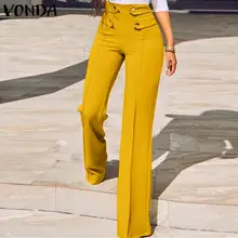 VONDA Elegant Women High Waist Party Palazzo Casual Street Trousers Pantalon Femme Clothing Casual Wide Leg Long Pants Oversize
VONDA Elegant Women High Waist Party Palazzo Casual Street Trousers Pantalon Femme Clothing Casual Wide Leg Long Pants Oversize
