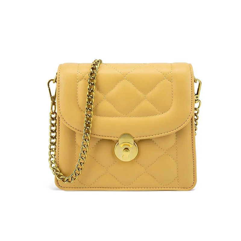 2019 Autumn New Style Bag Rhombus Chain Shoulder Solid Color Fashion Korean-style Trend Lock Square Sling Bag
2019 Autumn New Style Bag Rhombus Chain Shoulder Solid Color Fashion Korean-style Trend Lock Square Sling Bag