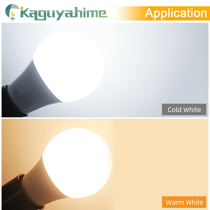 Светодиодная лампа Kaguyahime E27 E14 20 Вт 15 12 9 6 3 220 В переменного тока 240 В|Светодиодные