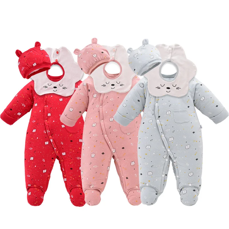 Jumpsuit for kids Winter Baby Rompers 2021 New Girl Boys Thick Cotton Warm Cartoon Cute Overalls 3Pcs clothes for newborns 
Jumpsuit for kids Winter Baby Rompers 2021 New Girl Boys Thick Cotton Warm Cartoon Cute Overalls 3Pcs clothes for newborns