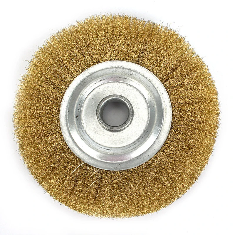 5 Inch Pure Copper Wire Wheel Brass Brush For Metal Rust Removal Polishing Wheel Deburring Cutting Disc For Drill Rotary Tool
5 Inch Pure Copper Wire Wheel Brass Brush For Metal Rust Removal Polishing Wheel Deburring Cutting Disc For Drill Rotary Tool