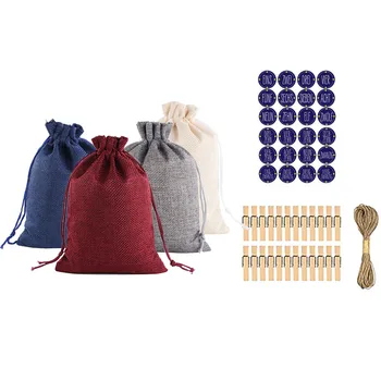 Christmas Pattern New Year Navidad Xmas Gift Candy Bag 1-24 Advent Calendar Bundle Cotton Linen Gift Bag Christmas Ornaments#BL1
Christmas Pattern New Year Navidad Xmas Gift Candy Bag 1-24 Advent Calendar Bundle Cotton Linen Gift Bag Christmas Ornaments#BL1