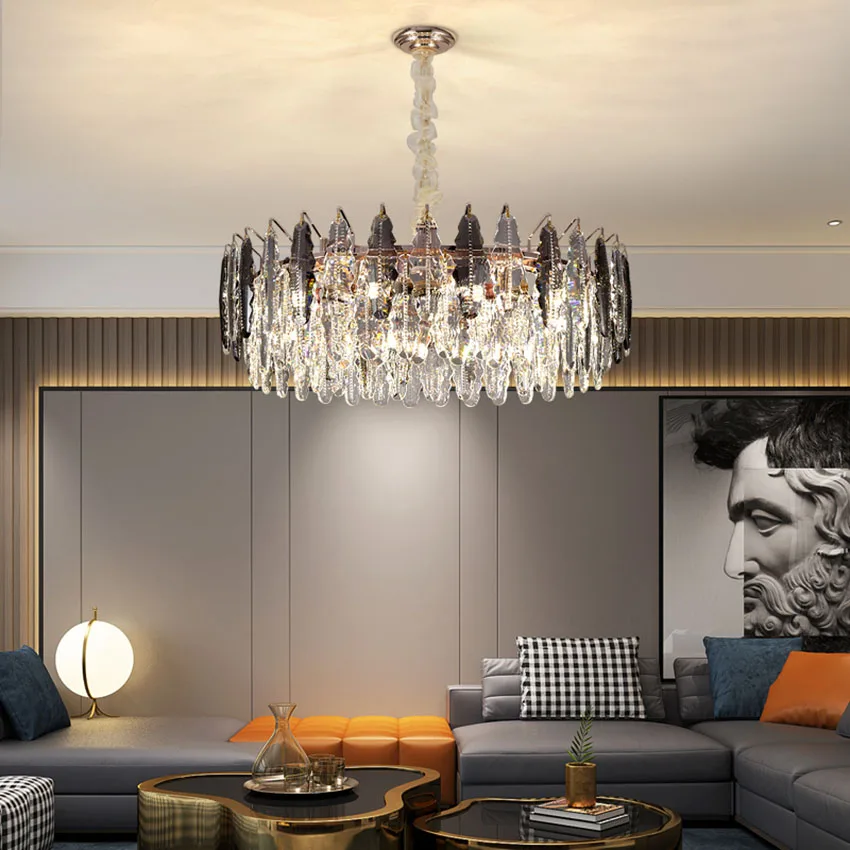 Modern Crystal Pendant Light For Home Decoration ,New Luxury Led Pendant Lamps, Living Dining Room Indoor Decor Light Fixtures
Modern Crystal Pendant Light For Home Decoration ,New Luxury Led Pendant Lamps, Living Dining Room Indoor Decor Light Fixtures