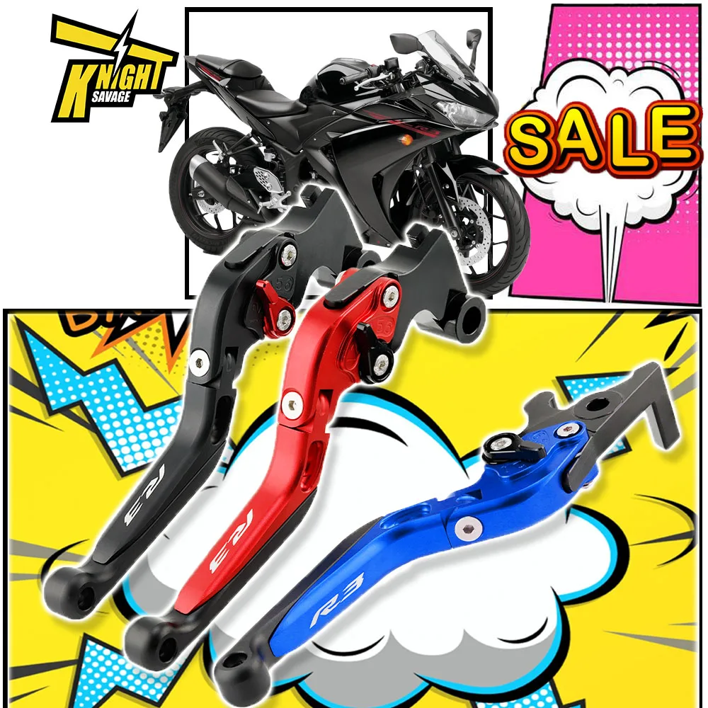Motorcylce Adjustable Folding Extendable Brake Clutch Levers Accessories For YAMAHA YZF R3 2015-2022 Moto Modified Leviers Parts
Motorcylce Adjustable Folding Extendable Brake Clutch Levers Accessories For YAMAHA YZF R3 2015-2022 Moto Modified Leviers Parts