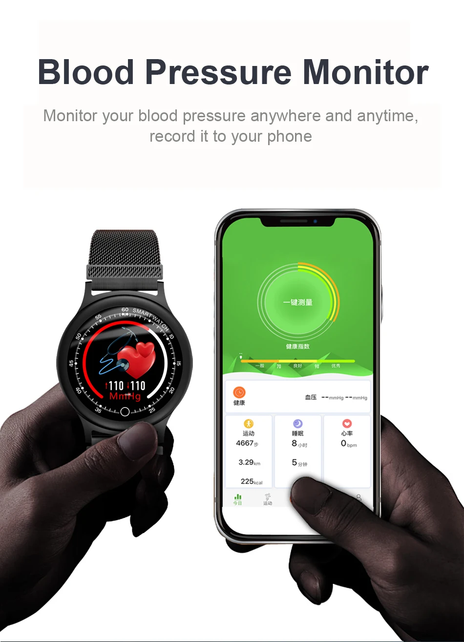 Q28 Smart Watch IP67 Waterproof Wearable Device Bluetooth Pedometer Heart Rate Monitor Men Fashion SmartWatch For AndroidIOS (6)