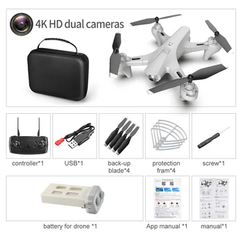 RC Drone 4K HD Dual Camera FoLdable Arms Quadrocopter FPV Air Pressure Hover Orbital Flight Aircraft Toys Drone New Helicopter
RC Drone 4K HD Dual Camera FoLdable Arms Quadrocopter FPV Air Pressure Hover Orbital Flight Aircraft Toys Drone New Helicopter