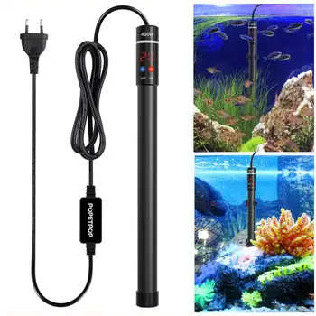 400W Submersible Aquarium Heater Titanium Heating Rod with Thermometer and LED Digital Display
400W Submersible Aquarium Heater Titanium Heating Rod with Thermometer and LED Digital Display
