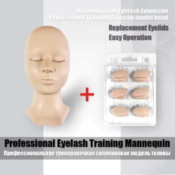 Replacement Eyelids Eyelash Extension Silicone Head Mannequin Head with Eyelids for Mannequin Model Professional Training Heads
Replacement Eyelids Eyelash Extension Silicone Head Mannequin Head with Eyelids for Mannequin Model Professional Training Heads