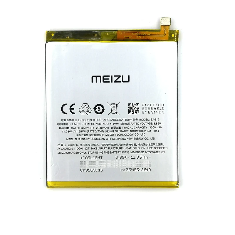 NEW Original 3000mAh BA612 battery for Meizu 5S M5S M612Q M612M High Quality Battery+Tracking Number
NEW Original 3000mAh BA612 battery for Meizu 5S M5S M612Q M612M High Quality Battery+Tracking Number