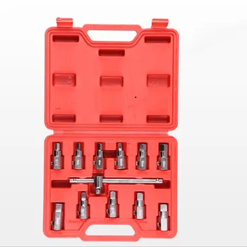 12pcs/Set Drain Plug Sump Key Set Gearbox Axle Repair Oil Sump Screw Sleeve Wrench Oil Bottom Screw Wrench With Box
12pcs/Set Drain Plug Sump Key Set Gearbox Axle Repair Oil Sump Screw Sleeve Wrench Oil Bottom Screw Wrench With Box