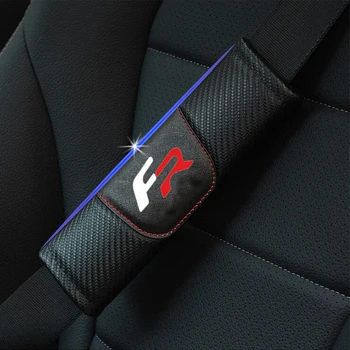 For Seat Leon 2 FR+ Ibiza Cupra Altea Belt Racing 2pcs Carbon Fiber Leather Car Seat Belt Pads Seat Shoulder Strap Pad Cover
For Seat Leon 2 FR+ Ibiza Cupra Altea Belt Racing 2pcs Carbon Fiber Leather Car Seat Belt Pads Seat Shoulder Strap Pad Cover