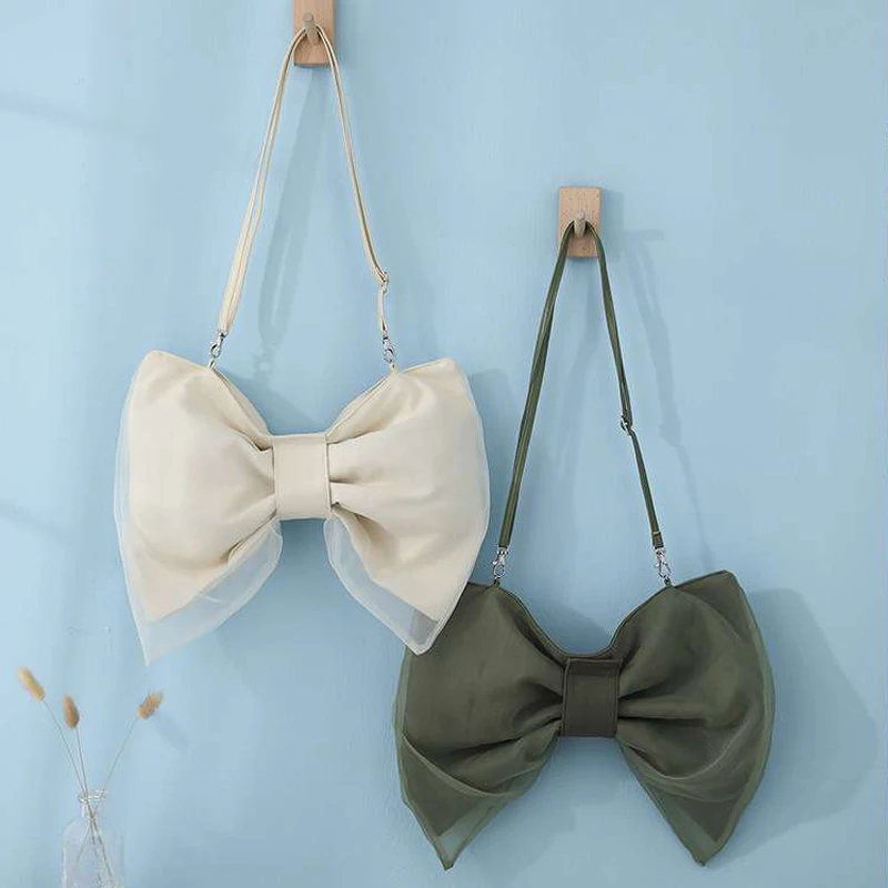 Bowknot Crossbody Bag Fashion Design Women Canvas Shoulder Bags Large Capacity Ladies Purse Portable Female Casual Tote Handbags
Bowknot Crossbody Bag Fashion Design Women Canvas Shoulder Bags Large Capacity Ladies Purse Portable Female Casual Tote Handbags