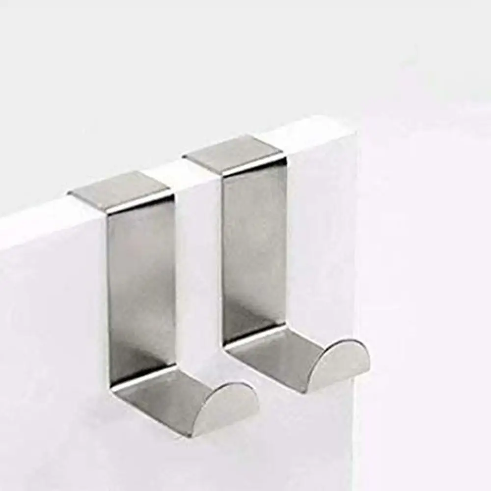 Door-Back Multi-Purpose Clothing Hook Behind The Door Hook Stainless Steel Reversible Hook Metal Hangers
Door-Back Multi-Purpose Clothing Hook Behind The Door Hook Stainless Steel Reversible Hook Metal Hangers