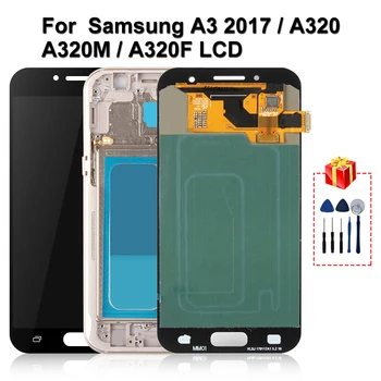 Original For Samsung Galaxy A3 2017 A320 LCD Touch Screen Digitizer Display A320M A320F Replacement Parts
Original For Samsung Galaxy A3 2017 A320 LCD Touch Screen Digitizer Display A320M A320F Replacement Parts