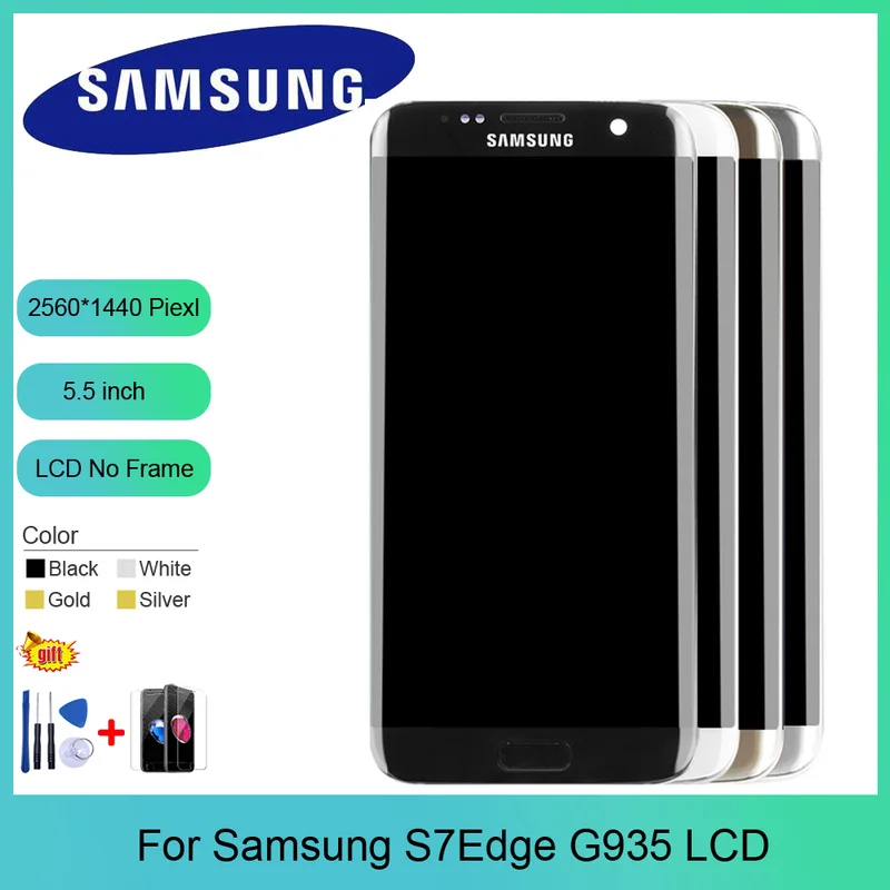 5.5" For SAMSUNG GALAXY S7 EDGE G935 G935F LCD with frame Display Touch Screen Digitizer Assembly For Samsung S7 Edge G935F LCD
5.5" For SAMSUNG GALAXY S7 EDGE G935 G935F LCD with frame Display Touch Screen Digitizer Assembly For Samsung S7 Edge G935F LCD