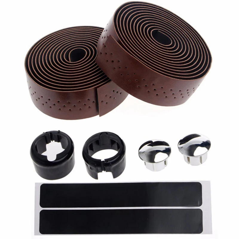 1 Pair Pu Leather Cycling Road Bike Bicycle Handlebar Tape Belt Reflective Grip Wrap Anti-Slip Anti-Sweat Strap With 2 Bar Plugs
1 Pair Pu Leather Cycling Road Bike Bicycle Handlebar Tape Belt Reflective Grip Wrap Anti-Slip Anti-Sweat Strap With 2 Bar Plugs